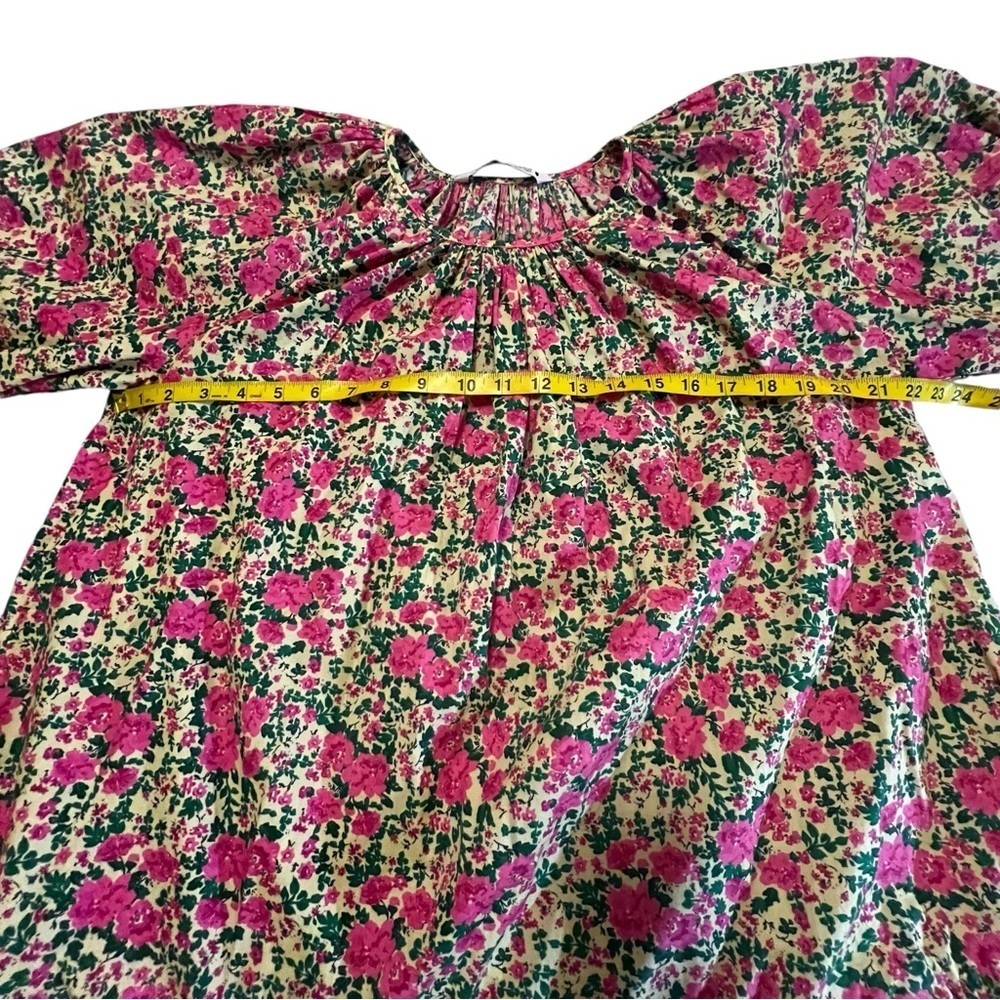 Zara Pink Floral Mini Dress - Picture 10 of 16